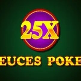 25x Deuces Poker online game logo by iSoftBet on rainbetcasino.app