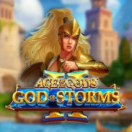 Age Of The Gods: God Of Storms 2 slot icon by Playtech, available at Rainbet Casino