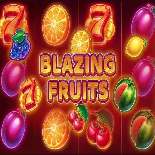 Blazing Fruits logo by Inbet Games Rainbet Casino