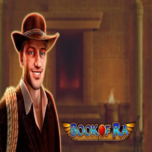 Book of Ra logo by Greentube Rainbet Casino