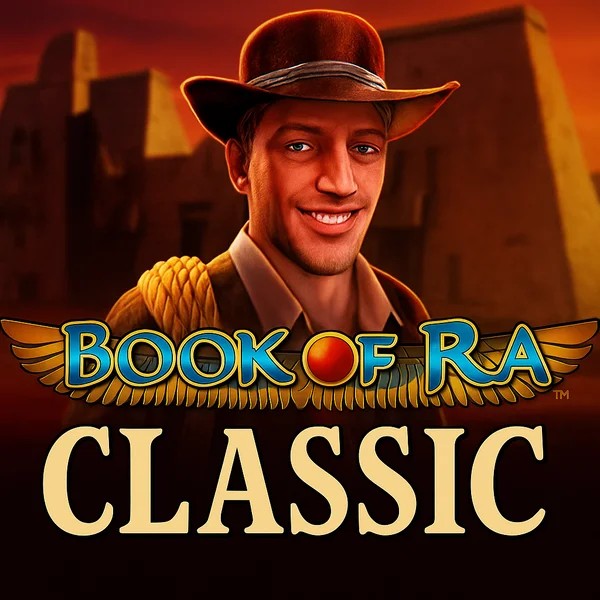 Book of Ra Classic slot icon by Novomatic, available at Rainbet Casino