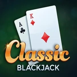 Classic Blackjack by Red Tiger Gaming, showcased at rainbetcasino.app – game logo
