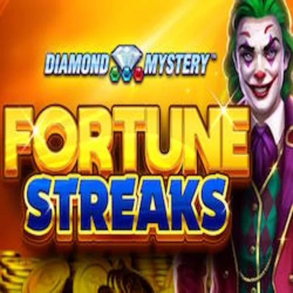Diamond Mystery Fortune Streaks online game logo by Greentube on rainbetcasino.app