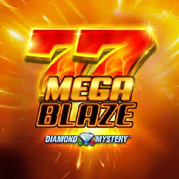 Diamond Mystery Mega Blaze slot visual from Greentube available on rainbetcasino.app