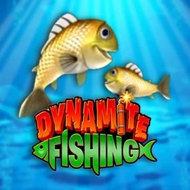 Dynamite Fishing online game logo by Inspired Gaming on rainbetcasino.app