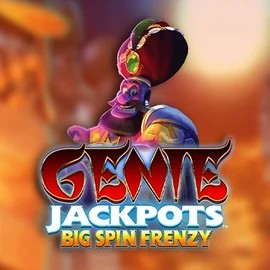 Genie Jackpots: Big Spin Frenzy by Blueprint Gaming, showcased at rainbetcasino.app – game logo