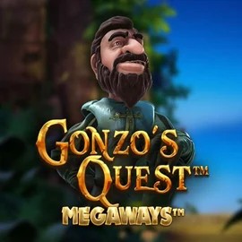 Official Slots logo: Gonzo's Quest Megaways by Red Tiger Gaming at Rainbet Casino