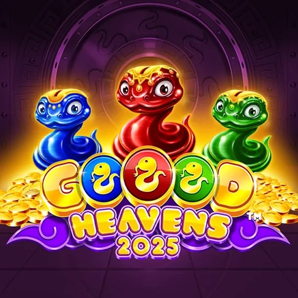 Goood Heavens by Rarestone Gaming, showcased at rainbetcasino.app – game logo