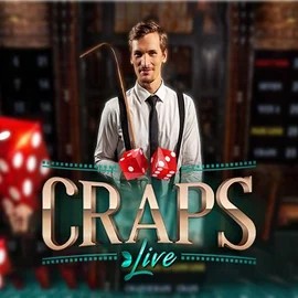 Live Craps slot visual from Evolution available on rainbetcasino.app