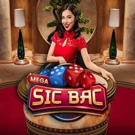 Mega Sic Bac online game logo by Pragmatic Play on rainbetcasino.app