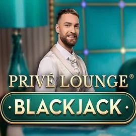 Privé Lounge Blackjack slot visual from Pragmatic Play available on rainbetcasino.app