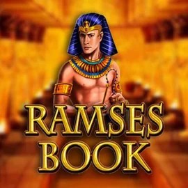 Ramses Book slot visual from Gamomat available on rainbetcasino.app