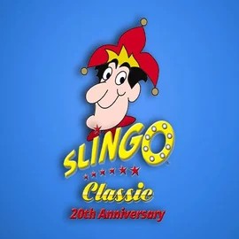 Slingo Classic 20th Anniversary by Slingo, showcased at rainbetcasino.app – game logo