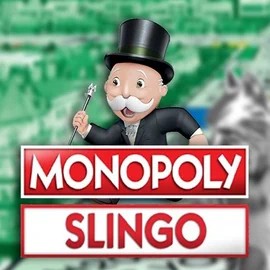 Official Casino Games logo: Slingo Monopoly by Gaming Realms at Rainbet Casino