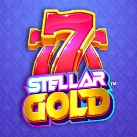 Stellar Gold online game logo by Snowborn Games on rainbetcasino.app