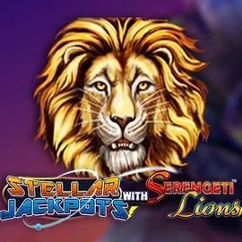 Stellar Jackpots with Serengeti Lions game by Lightning Box Game – logo hosted on Rainbet Casino
