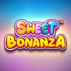 Sweet Bonanza slot logo by Pragmatic Play at Rainbet Casino