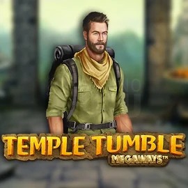 Temple Tumble Megaways by Relax Gaming, showcased at rainbetcasino.app – game logo