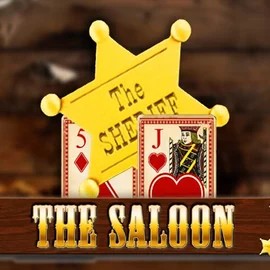 Poker logo of The Saloon from WorldMatch at Rainbet Casino