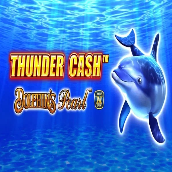 Thunder Cash Dolphins Pearl by Novomatic, showcased at rainbetcasino.app – game logo