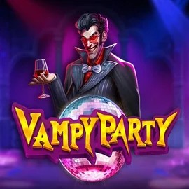 Vampy Party slot visual from Pragmatic Play available on rainbetcasino.app