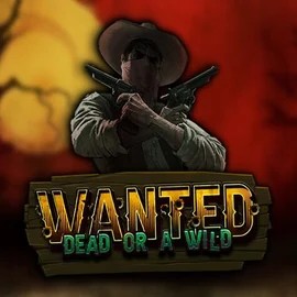 Wanted Dead or a Wild slot visual from Hacksaw Gaming available on rainbetcasino.app